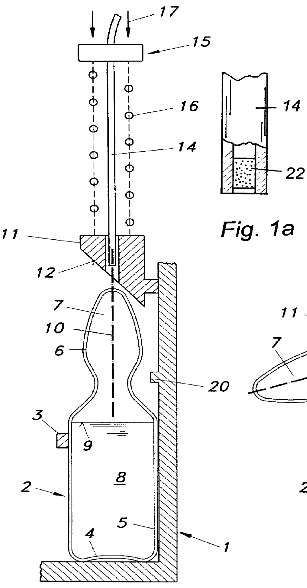 Device for withdrawing a liquid from a sealed glass ampoule