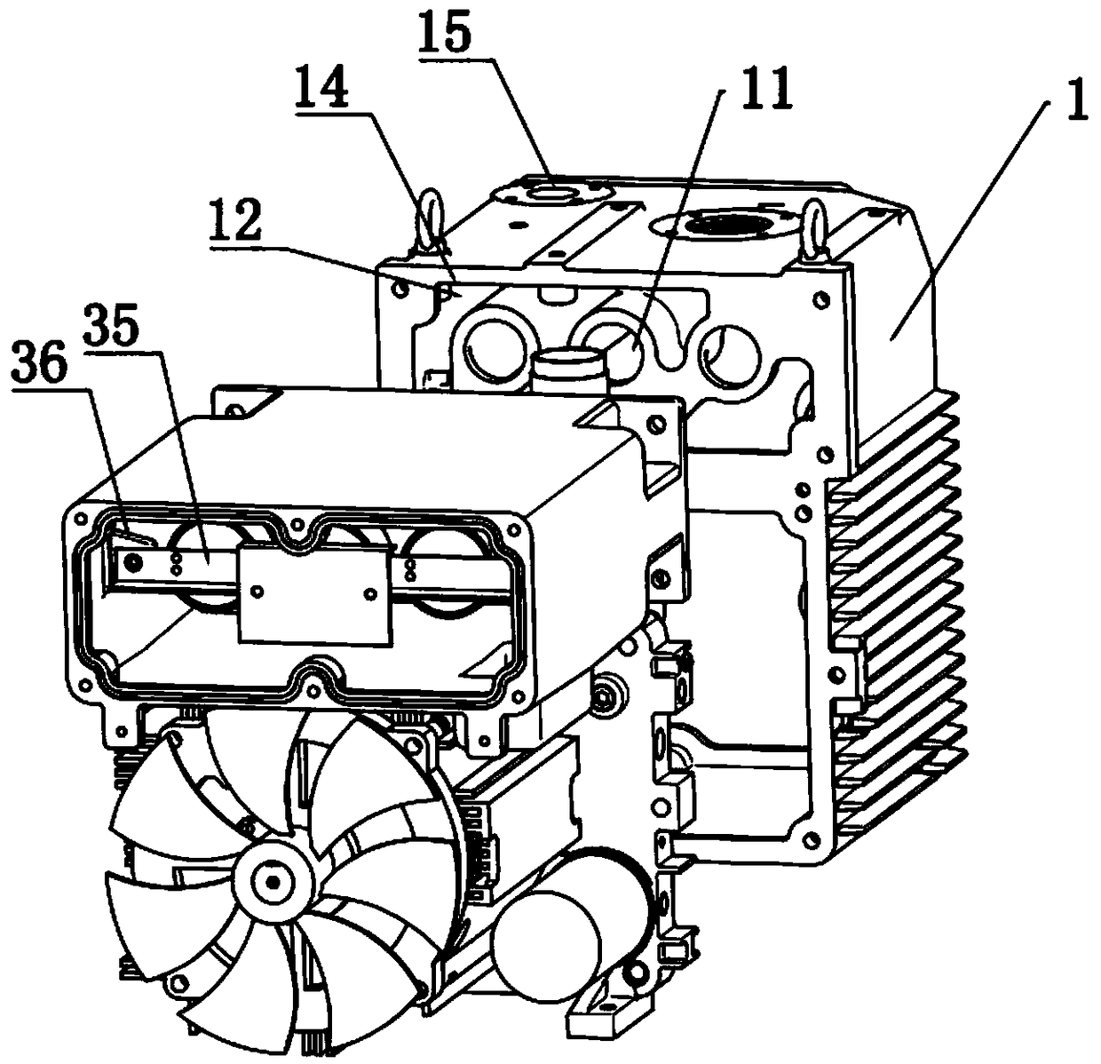 Vacuum pump with auxiliary exhausting mechanism