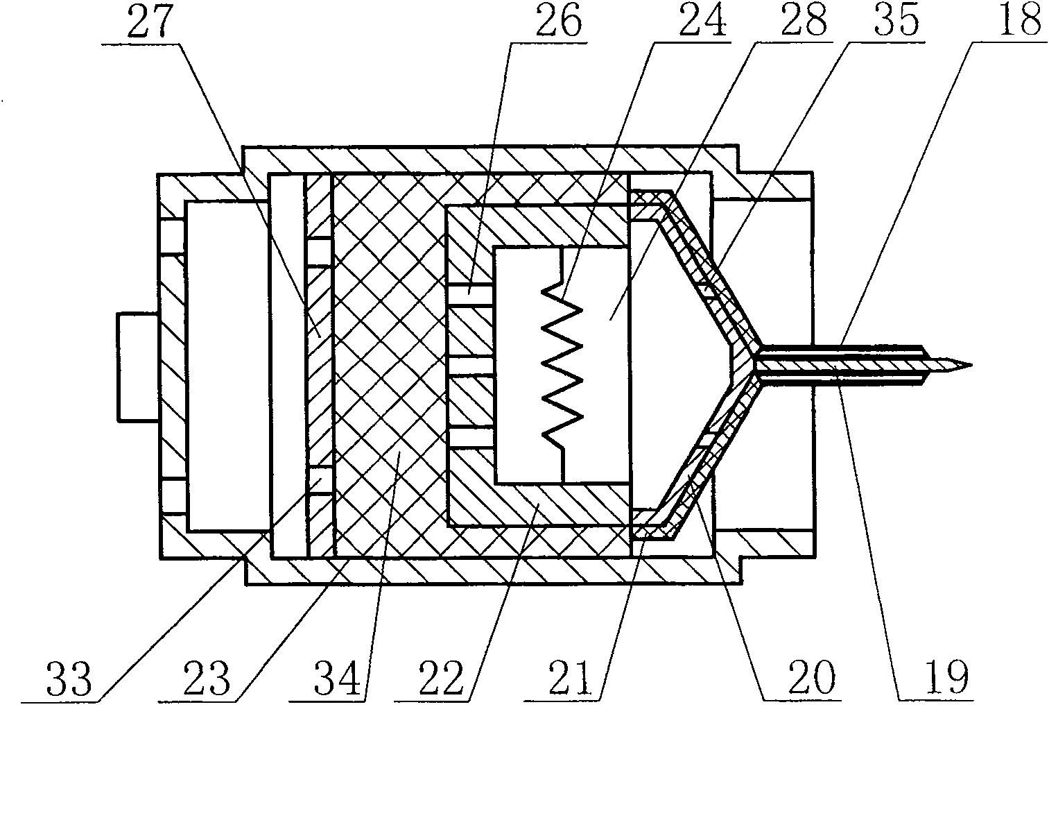 Electronic simulation cigarette and atomizing liquid