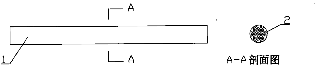 Multi-channel pure silicon carbide film with asymmetric structure and preparation method for multi-channel pure silicon carbide film