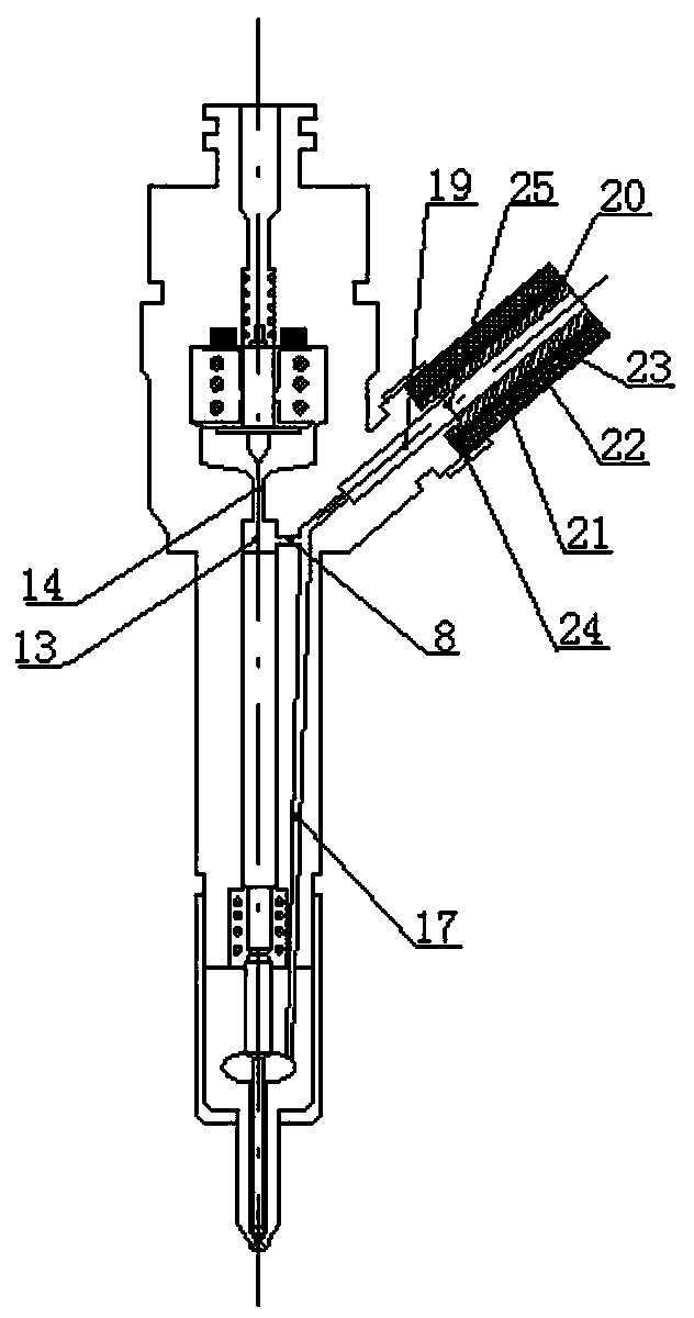 Double-oil-duct oil atomizer with controllable fuel oil temperature