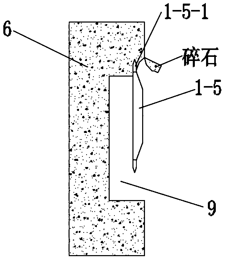 Hard rock roadway tunneling method capable of integrating drilling, water exploitation and milling