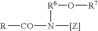 Liquid laundry detergent containing an ethoxylated anionic/nonionic surfactant mixture and fabric conditioner