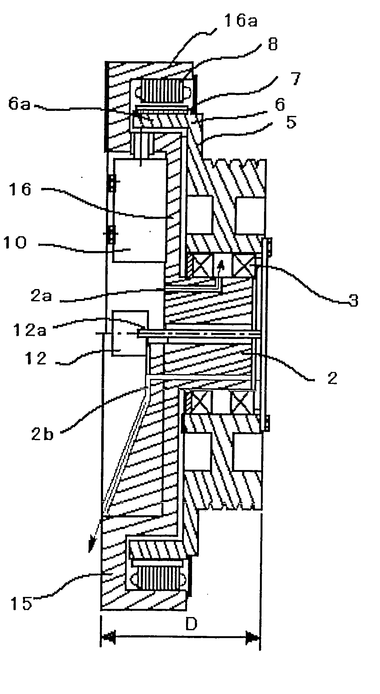 Host and motor for elevator