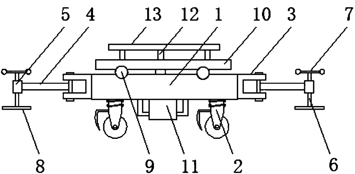 Base assisting device of lifting machine