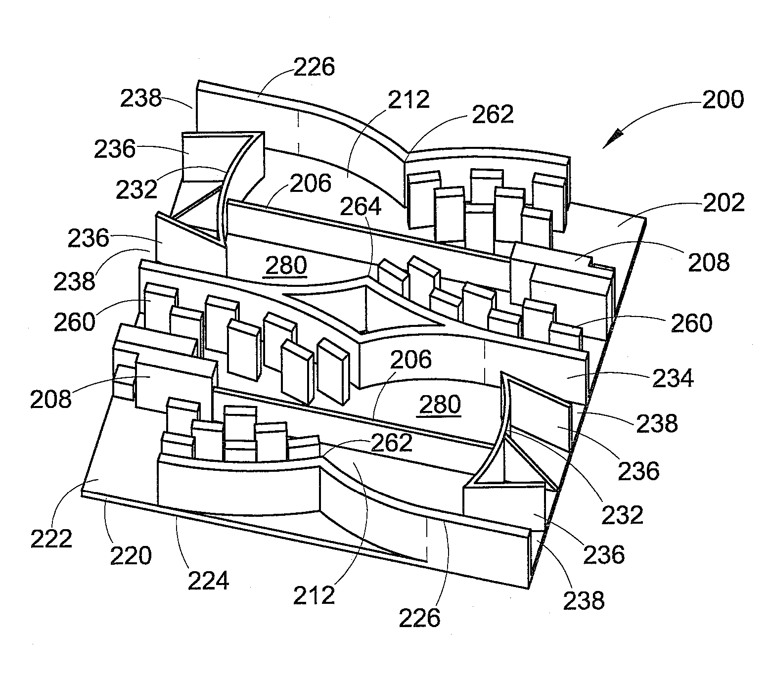 Piezofan and heat sink system for enhanced heat transfer