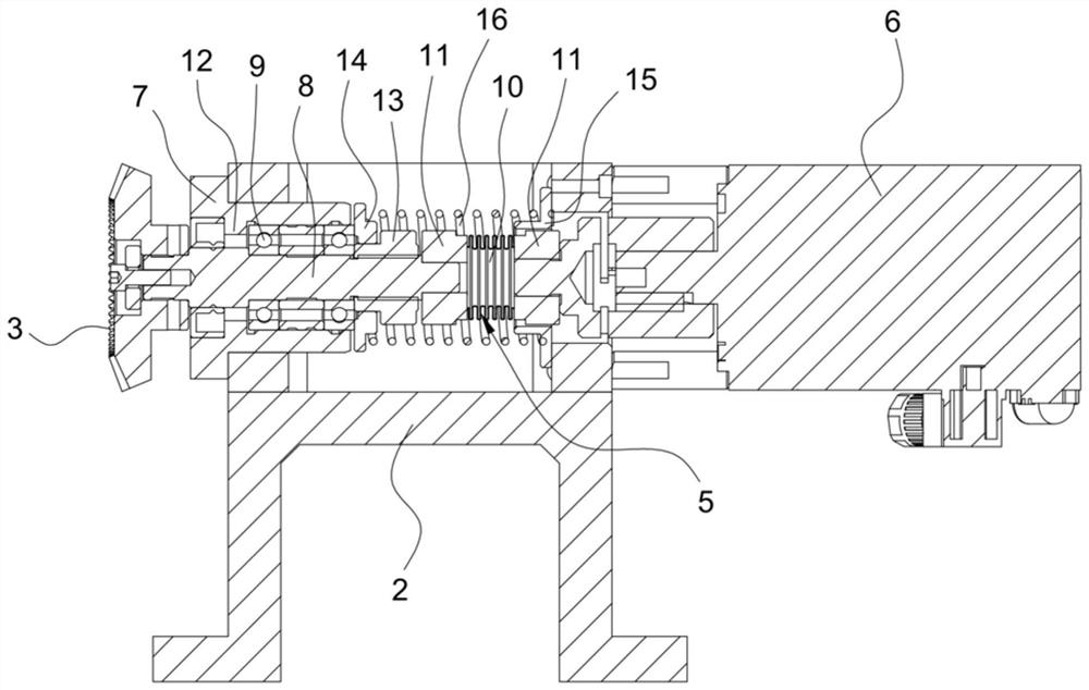 Elastic rotation driving mechanism for gear