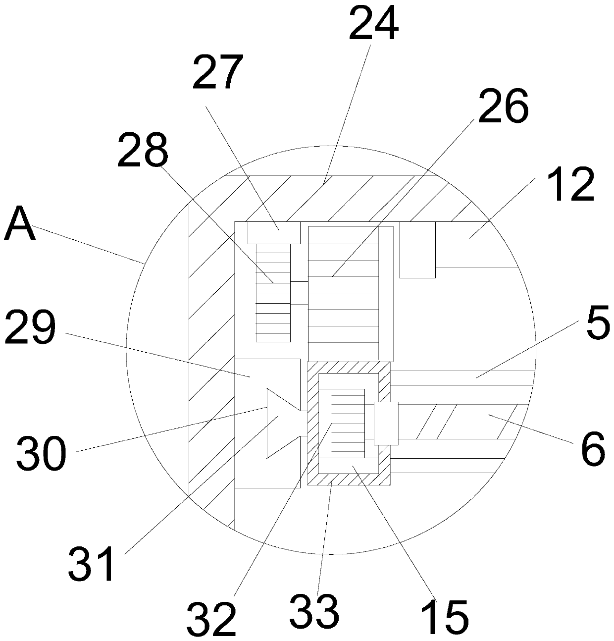 Polishing and grinding device for pearl processing