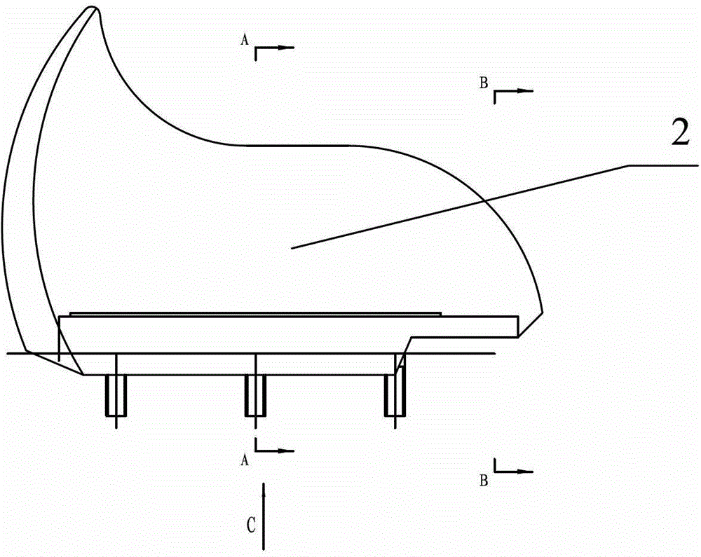 Single-shaft powerful stirring and kneading machine