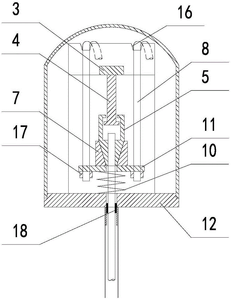 U-shaped anchor cable recoverable in working cable main rib and application method thereof