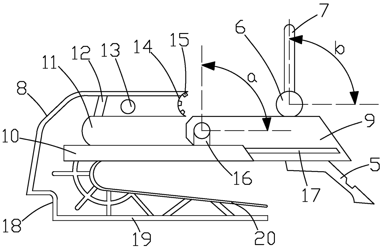 A measuring tool for aluminum bar bending machine