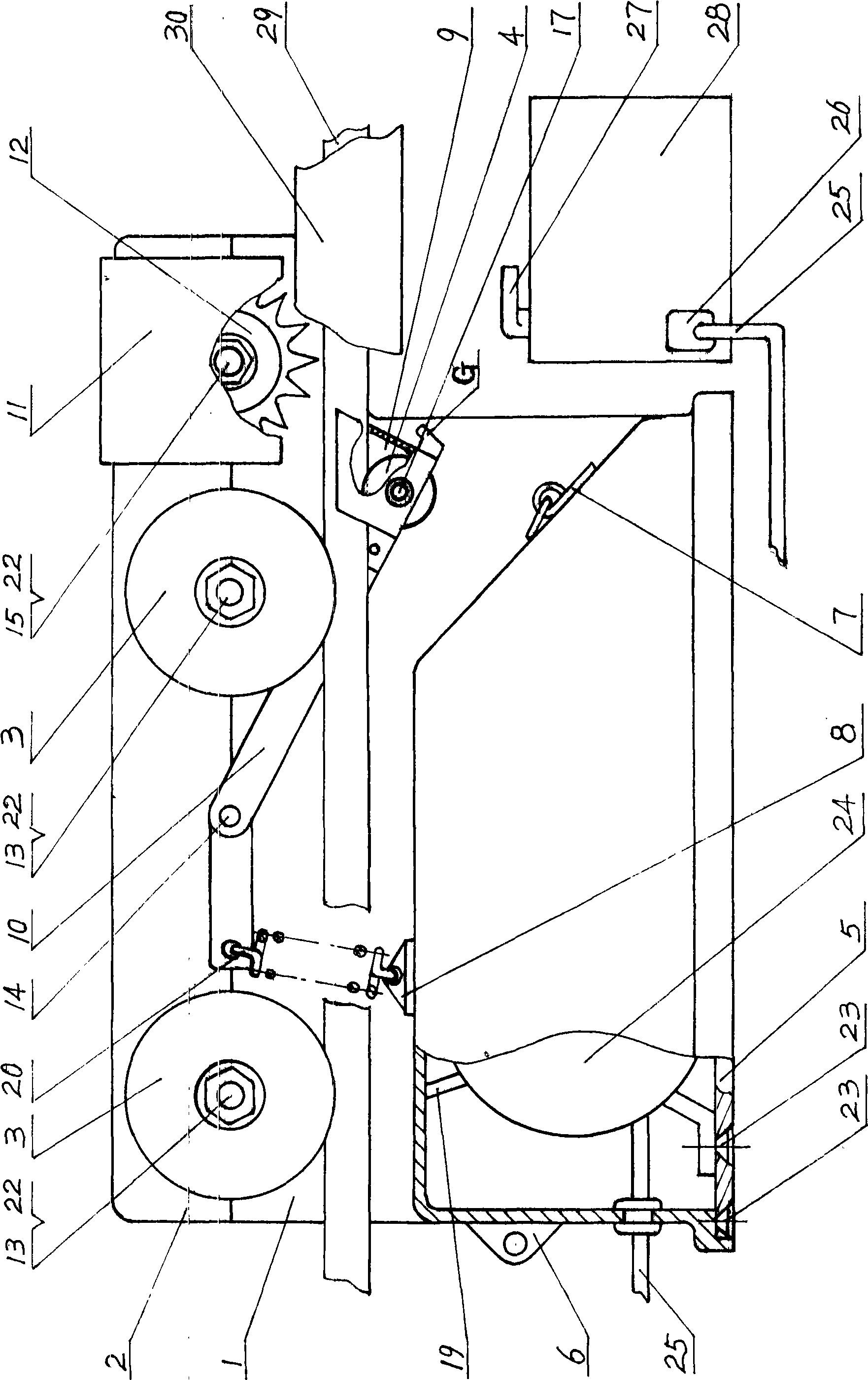 Aerial cable de-icing machine capable of being coated ice-sticking ice resistance agent