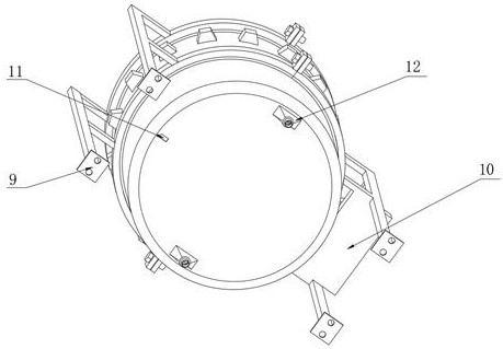 A mineral impurity separation device for oil extraction