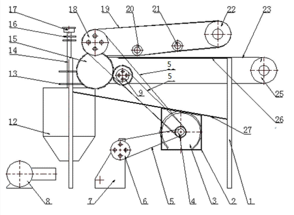 Walnut shelling and picking device