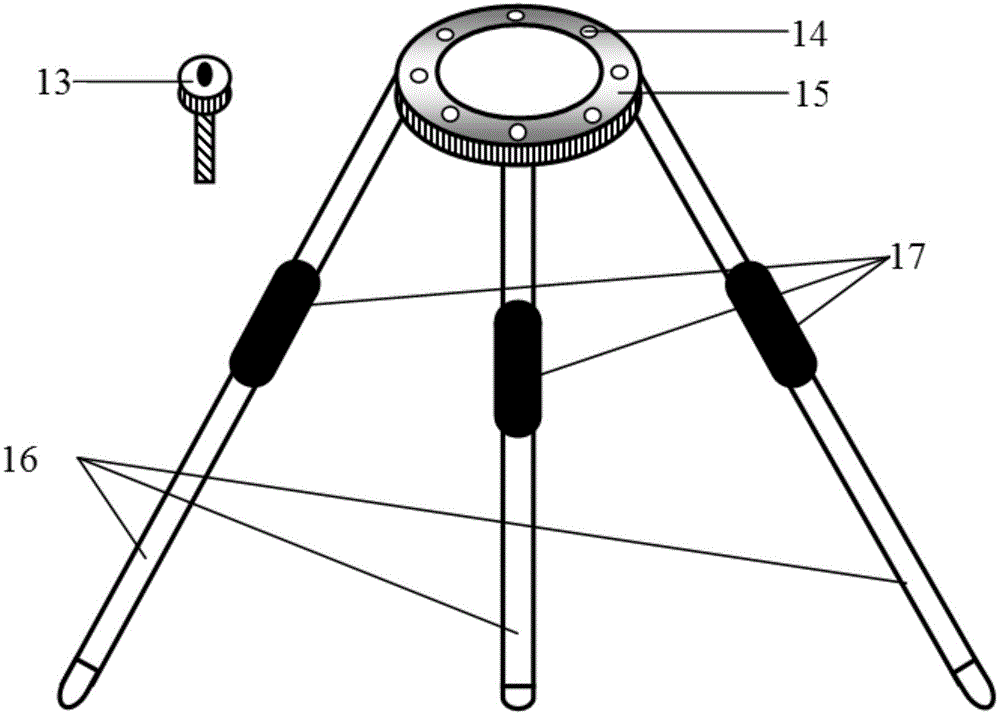 Tunnel section sedimentation and convergence analytical instrument and measuring method