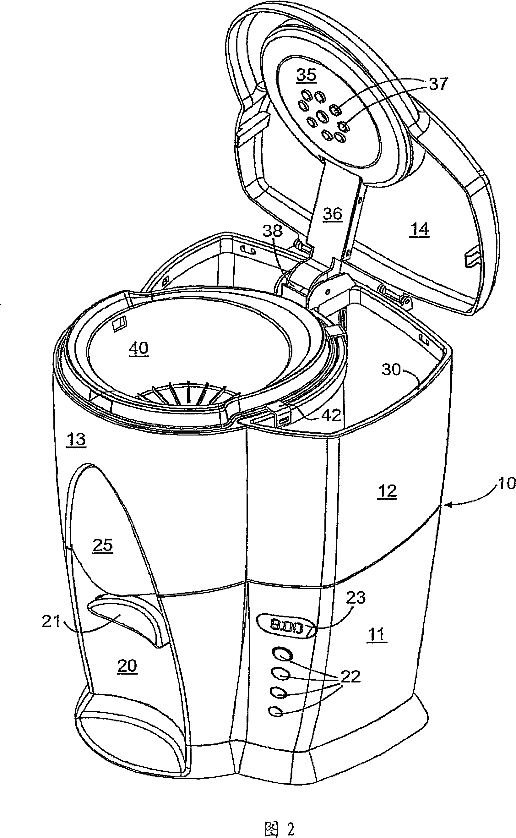 Combined water cooler and hot beverage maker