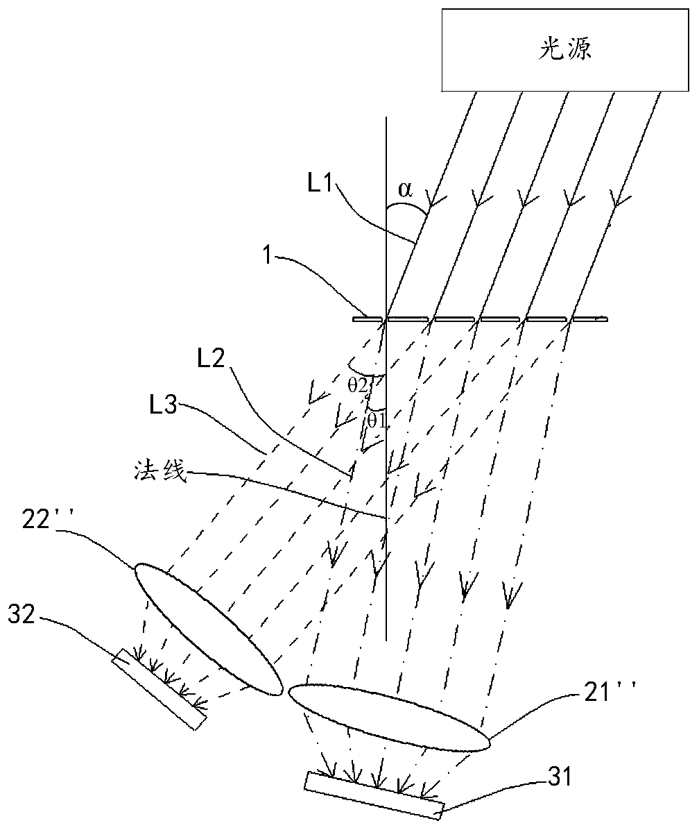 Concentrating photovoltaic system based on beam splitting element