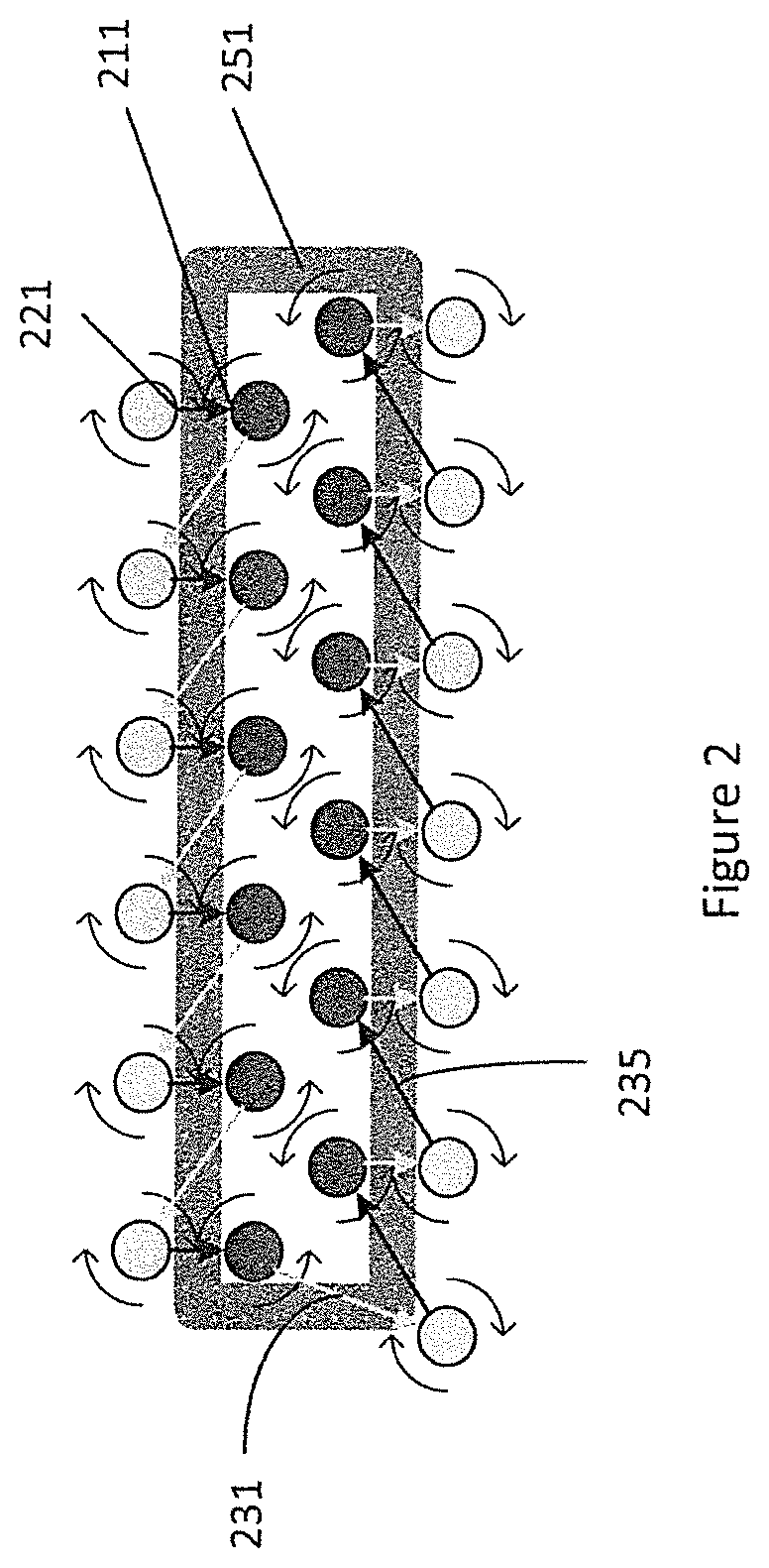 Switched power stage with integrated passive components