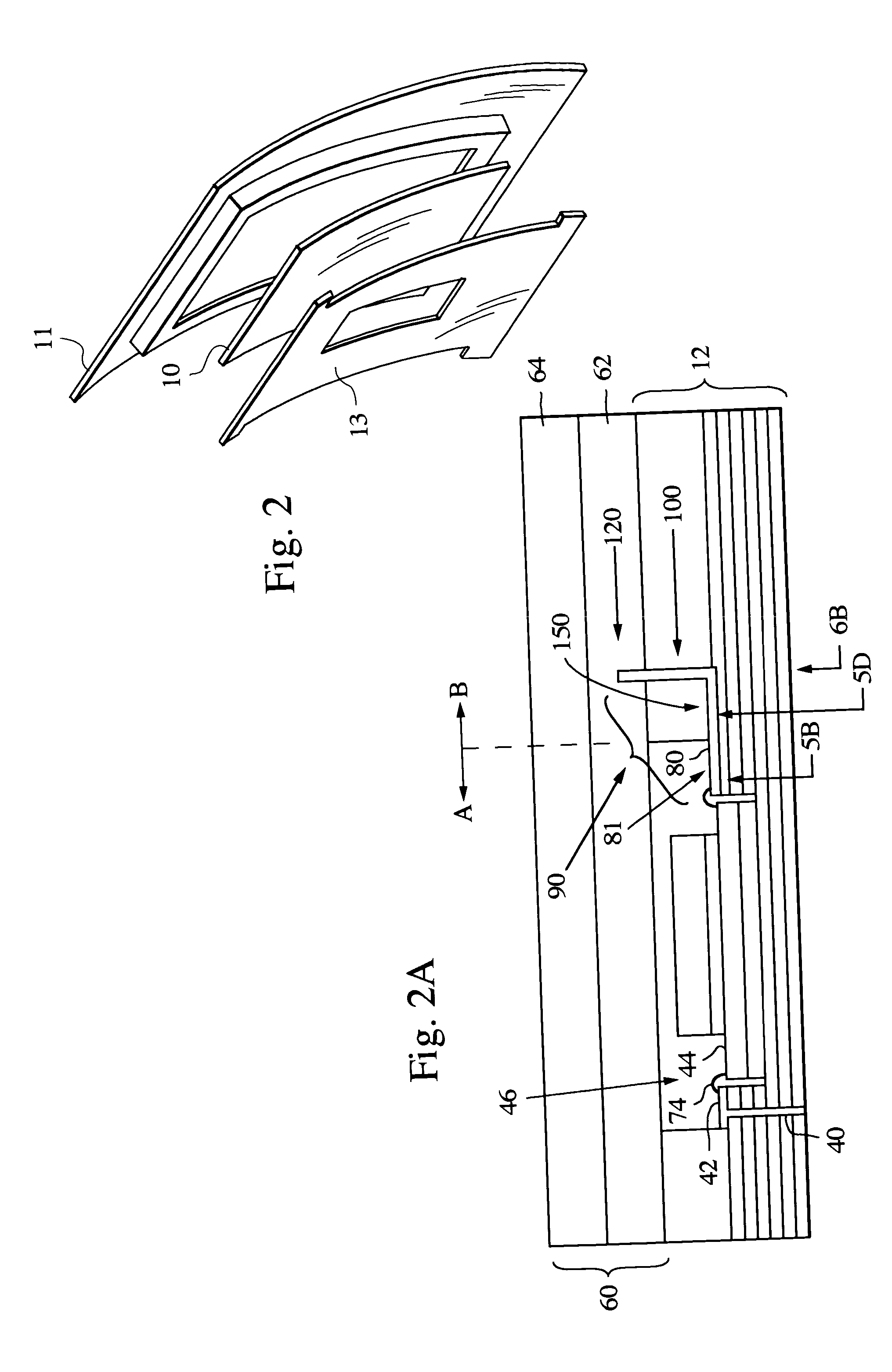 Embedded RF vertical interconnect for flexible conformal antenna