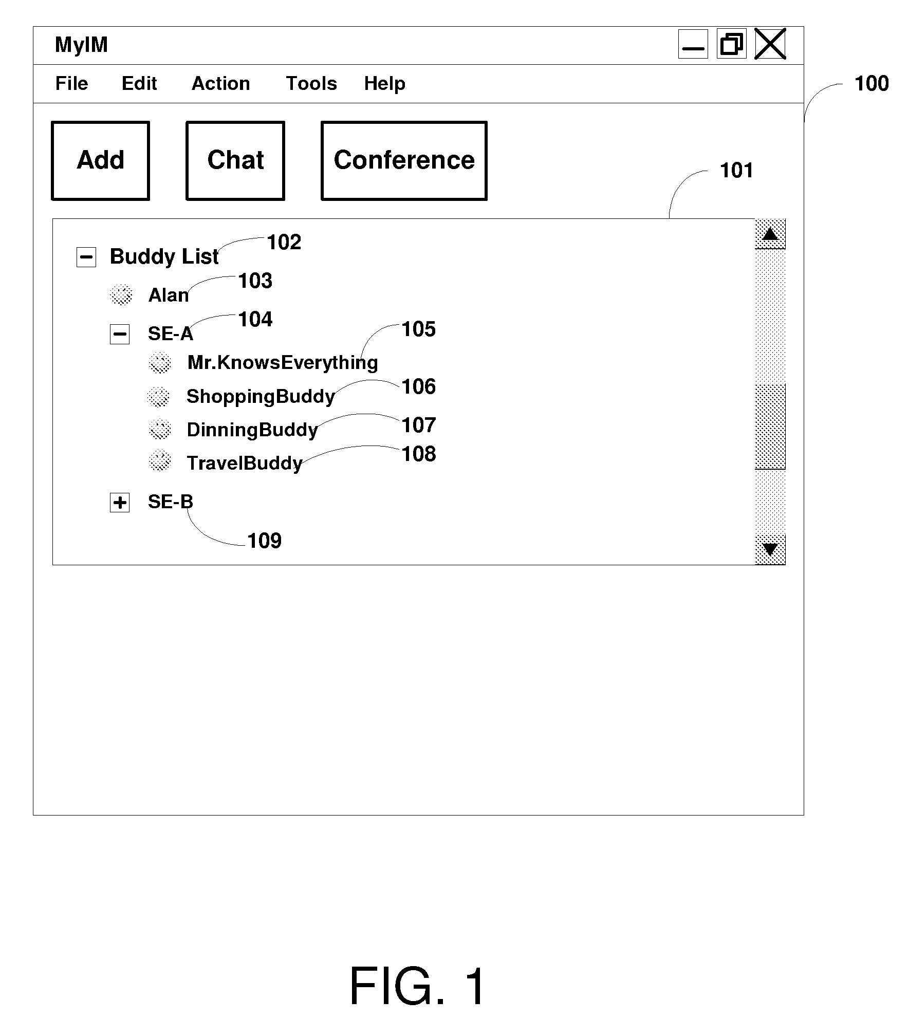 Framework and Method of Using Instant Messaging (IM) as a Search Platform