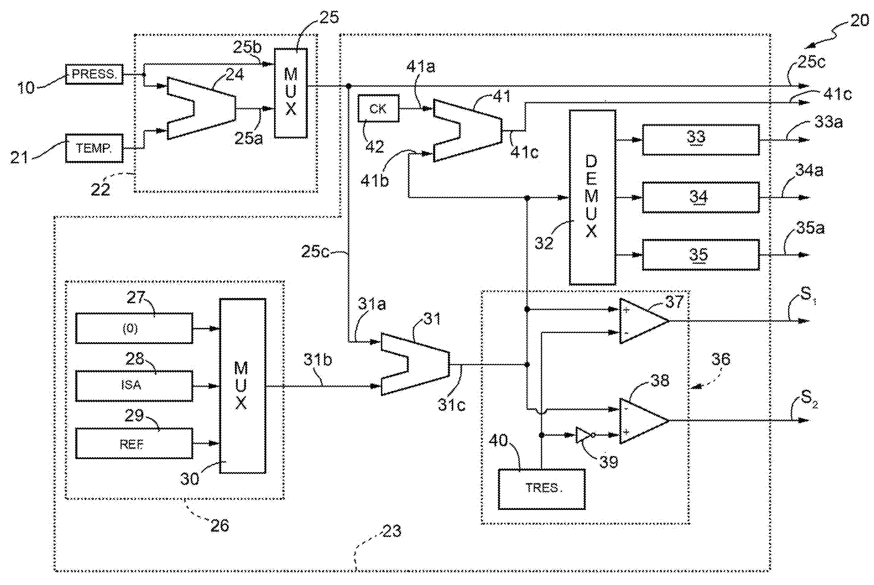 Barometric-pressure-sensor device with altimeter function and altimeter-setting function