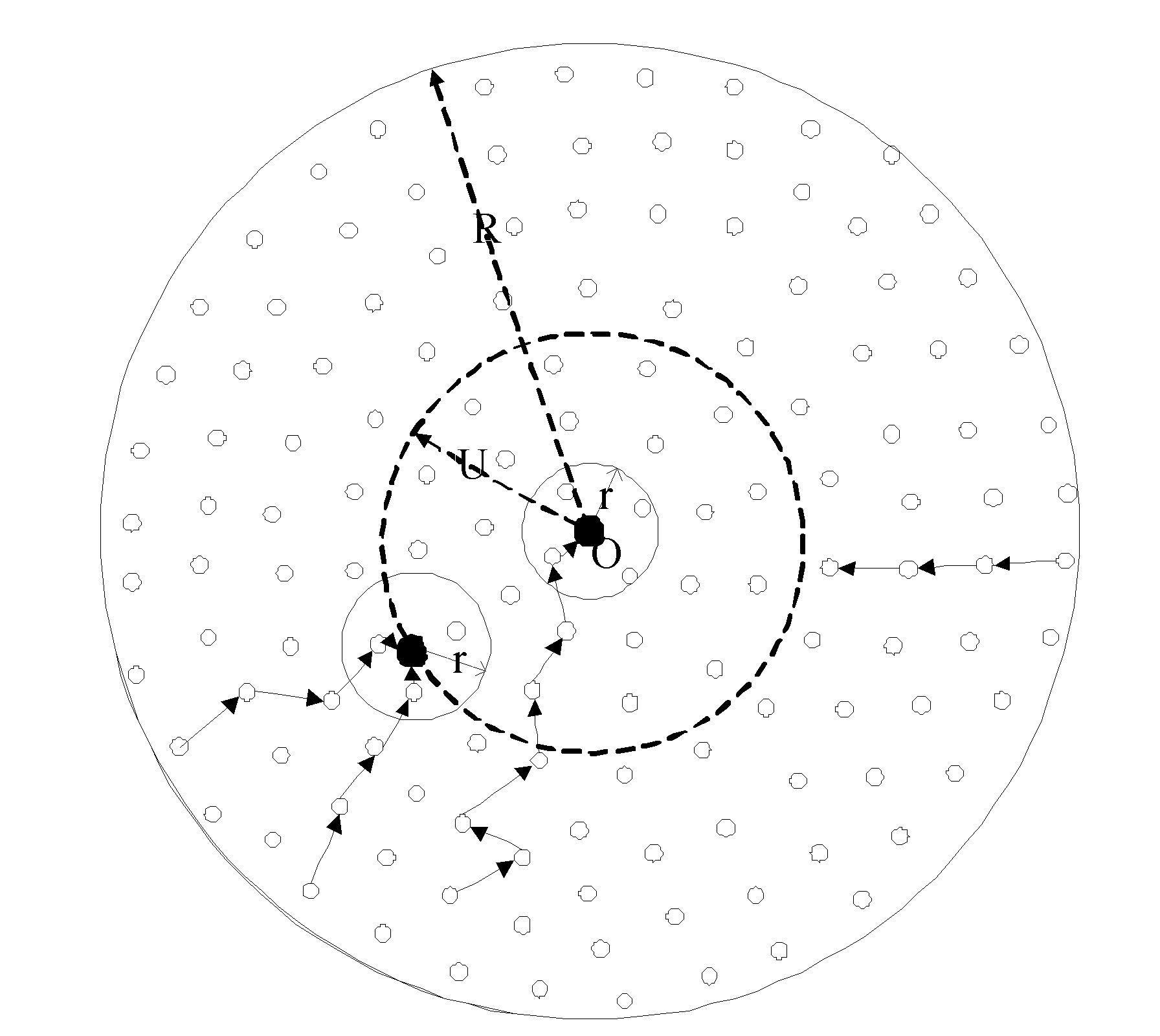 Mixed sink node WSN and data collection method thereof