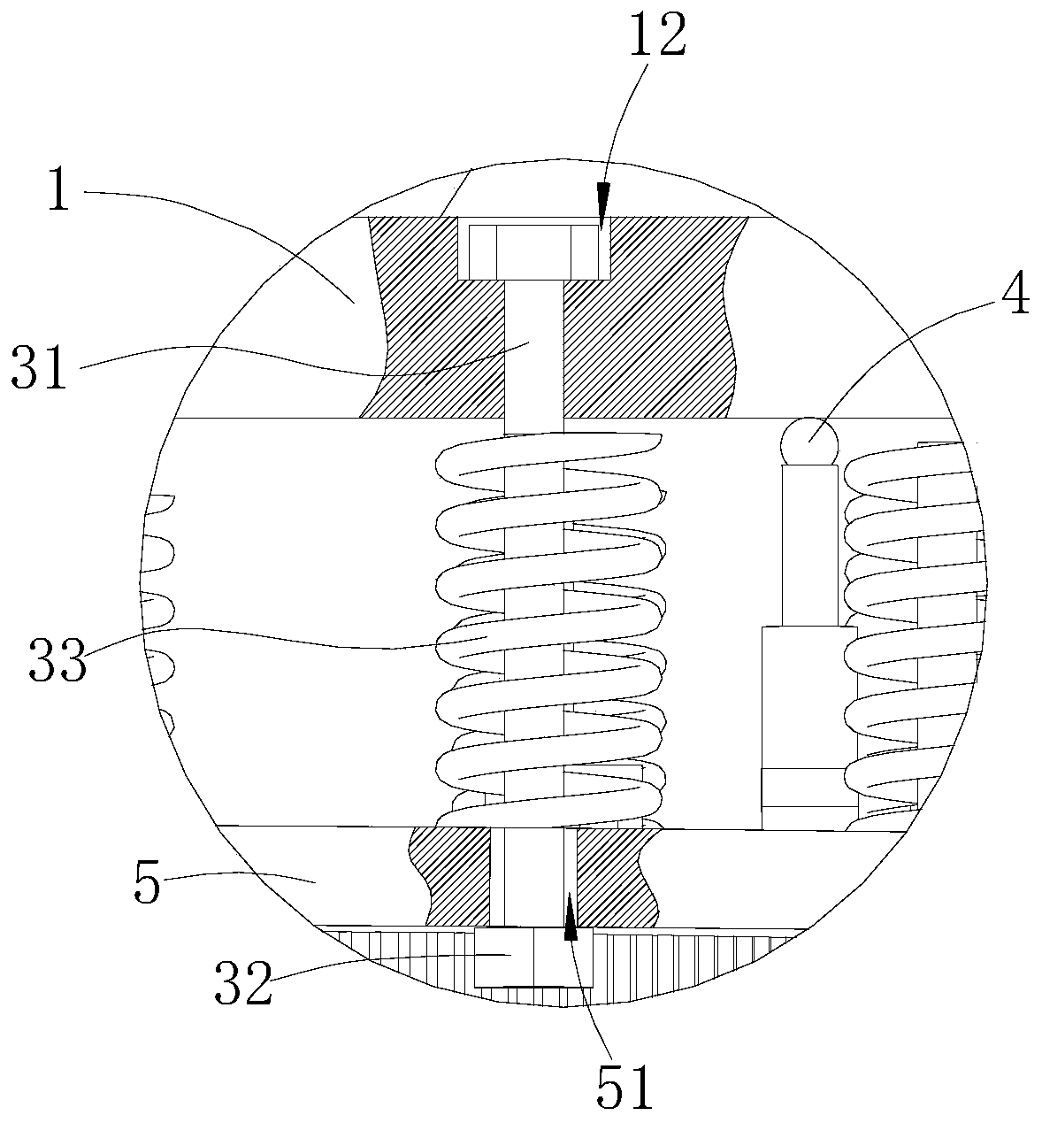 Balance mechanism of crane