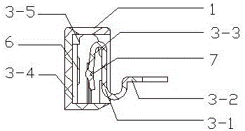 Transition socket for horizontal dimming motor of automobile headlights