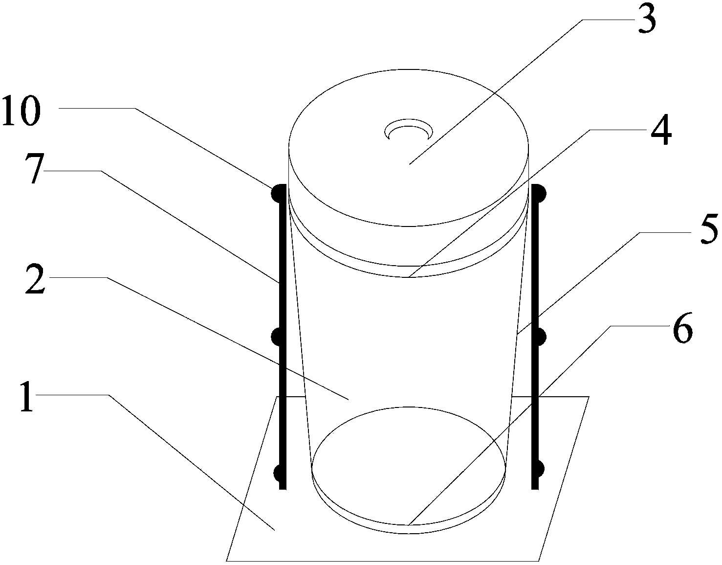 Detachable environmental-friendly garbage can