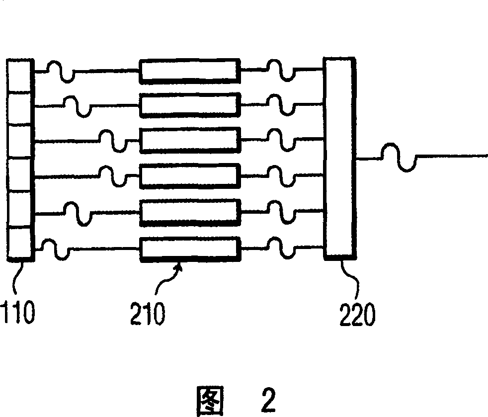 Hybrid IC for ultrasound beamformer probe