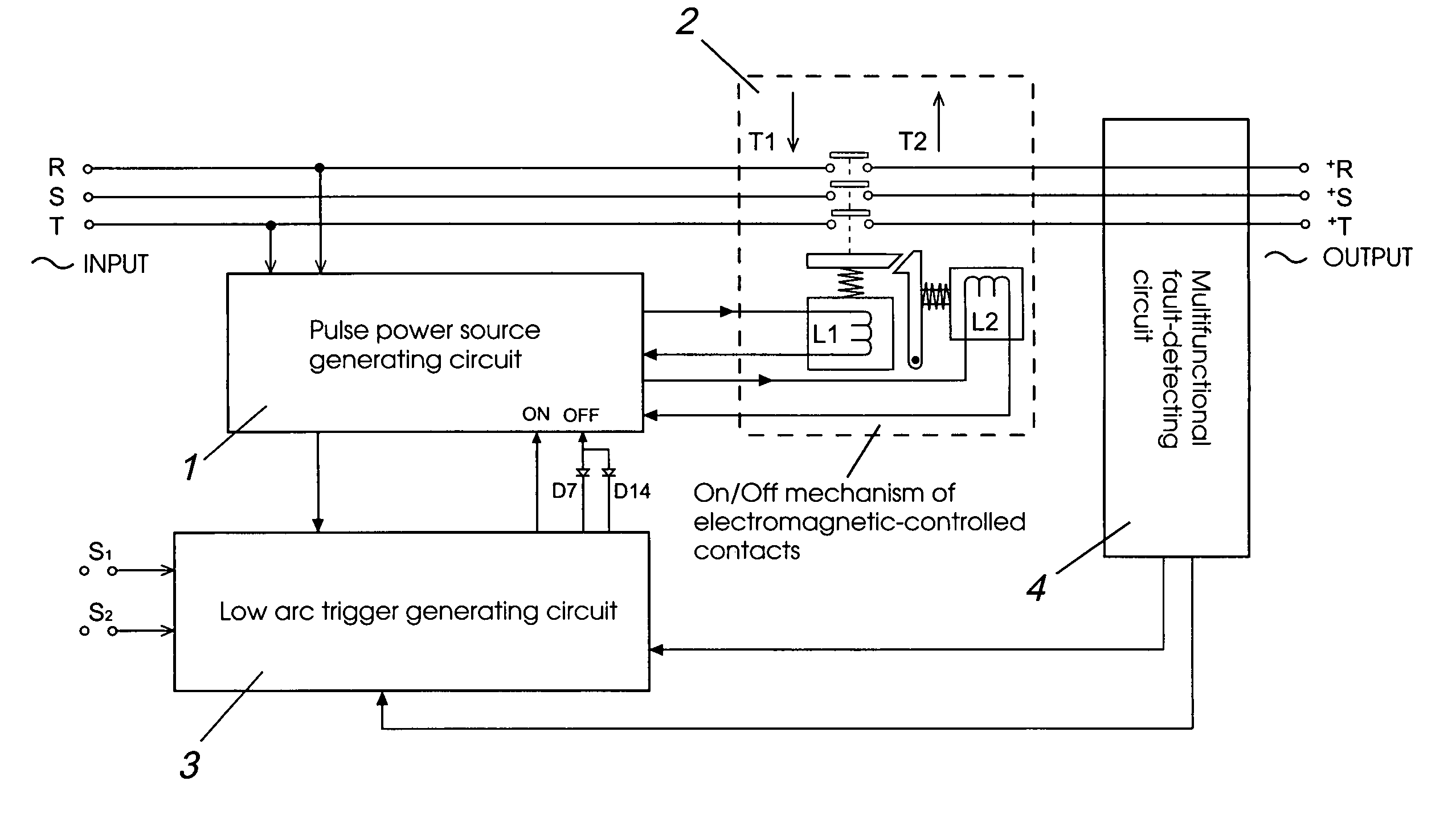 Low arc AC contactor