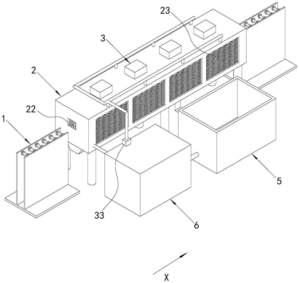 Environment-friendly cooling device for aluminum profile machining