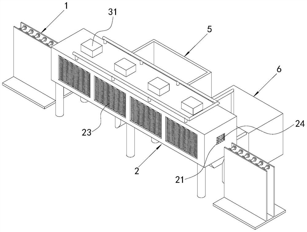 Environment-friendly cooling device for aluminum profile machining