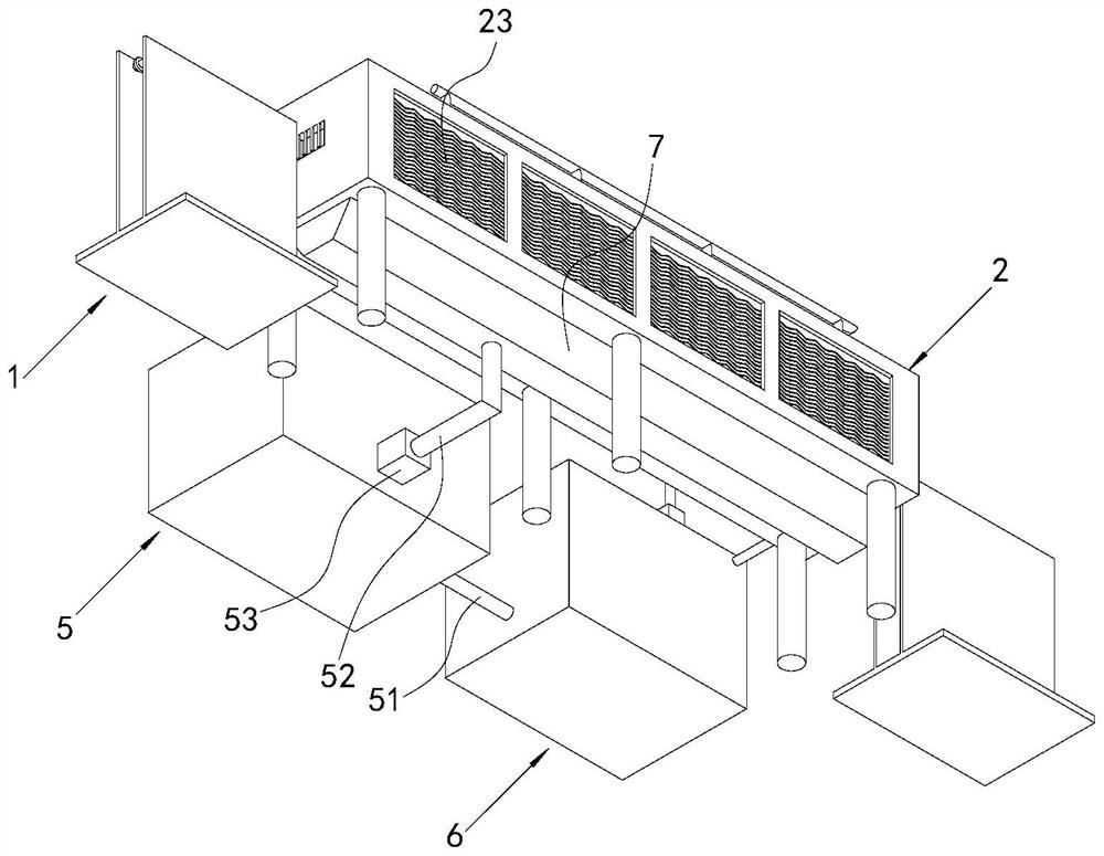 Environment-friendly cooling device for aluminum profile machining