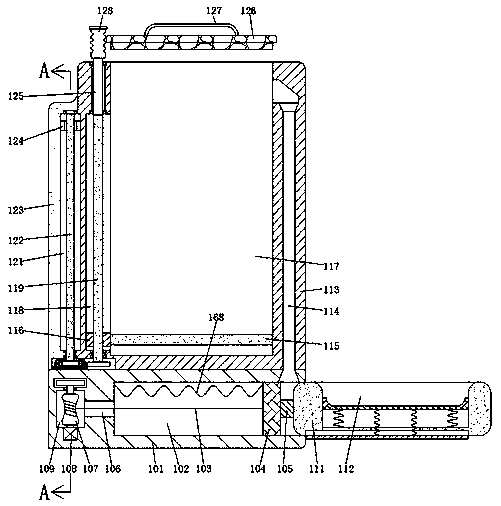 Automatic food-water supplement pet feeding machine