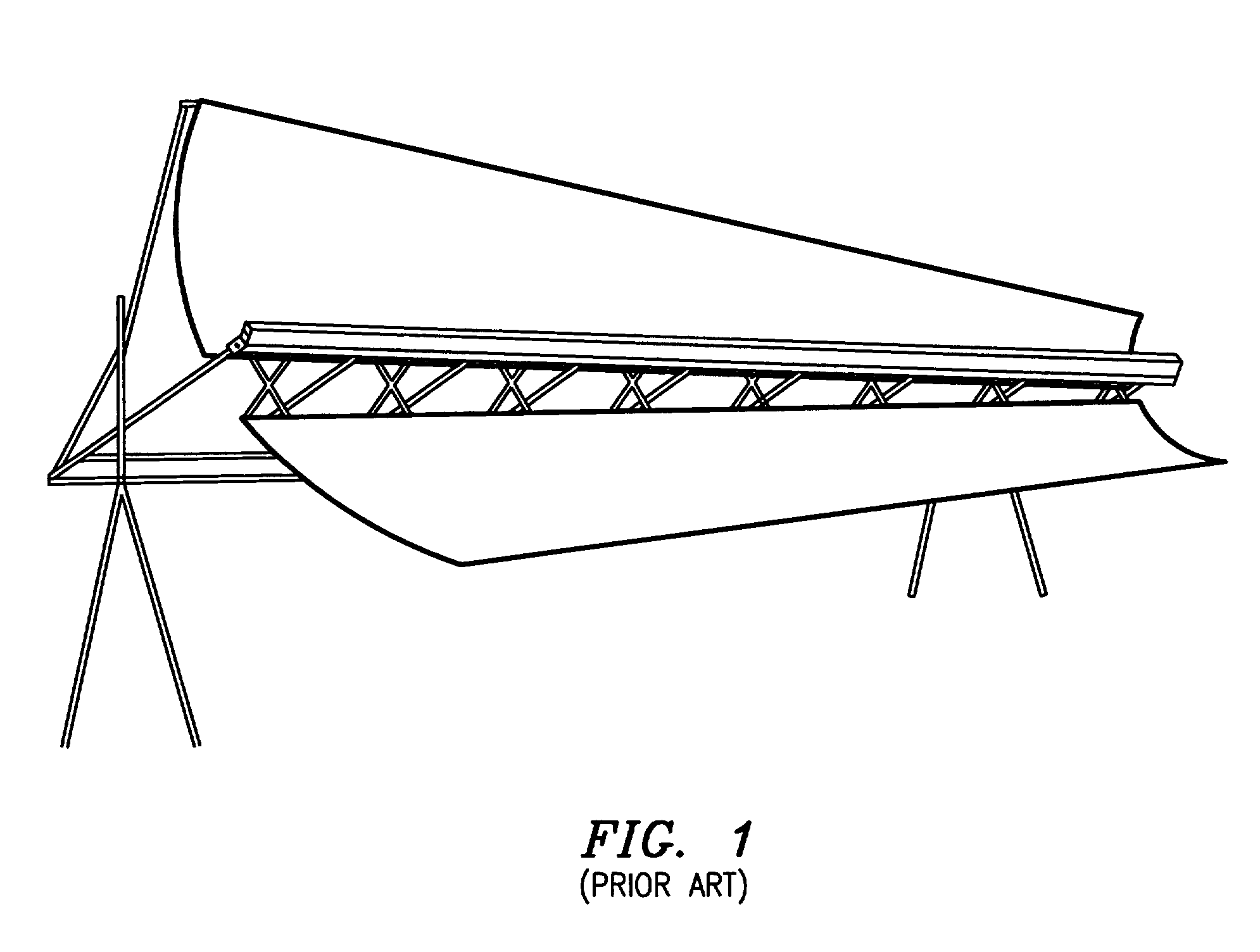 Double reflecting solar concentrator