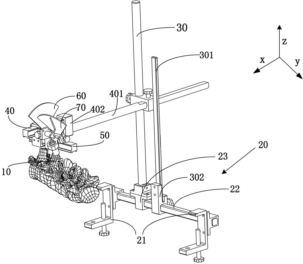 Positioning system for minimally invasive spine surgery and application of same in minimally invasive spine surgery positioning