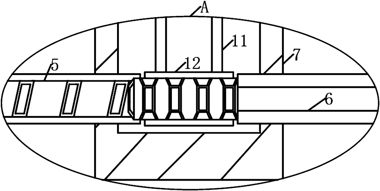 Guide rail gap adjusting mechanism in automation device