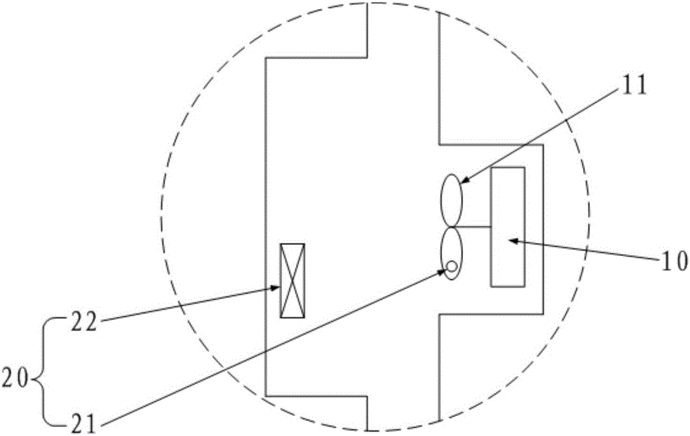 Heat exchange device and draught fan fault detection method and device