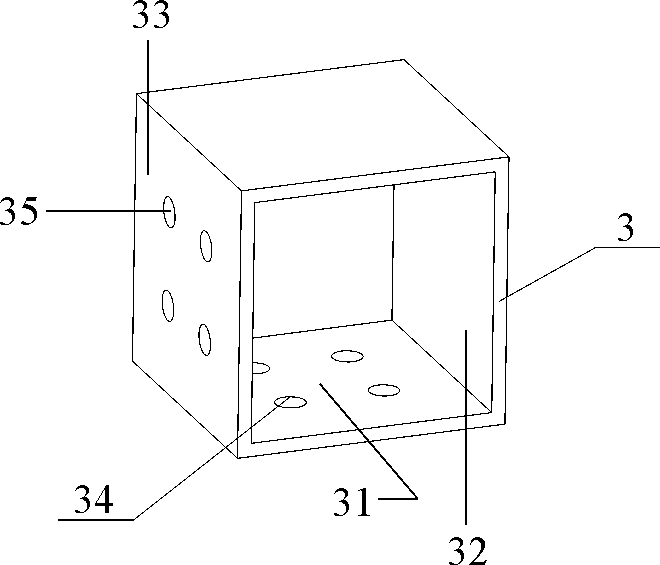 Vertical connecting node for fabricated building edge module and using method thereof