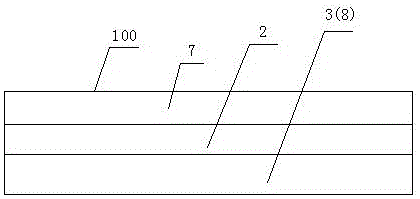 Inorganic material and wooden decorative metal composite board structure