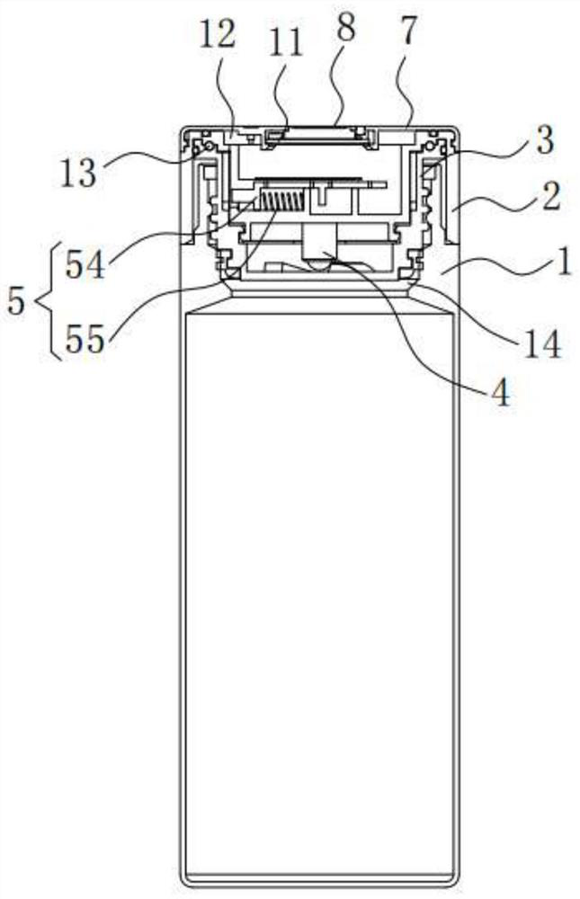 Forward moment protection fingerprint unlocking vacuum cup