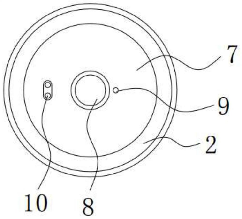 Forward moment protection fingerprint unlocking vacuum cup