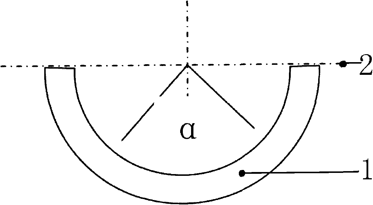 Scraping method of main bearing shell of ball mill