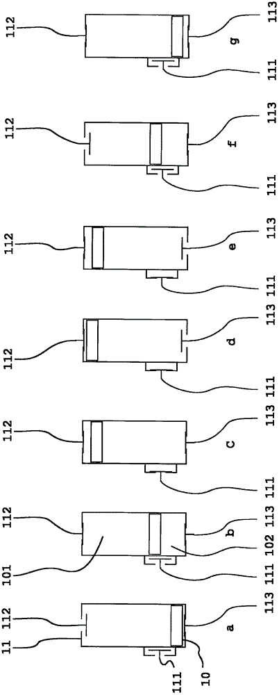 Internal combustion engine, method for operating the internal combustion engine, and cylinder, cylinder liner and closing plate for the internal combustion engine