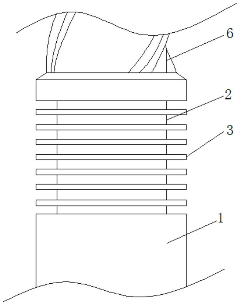 A four-blade eccentric fillet milling cutter with good heat dissipation performance and reduced vibration