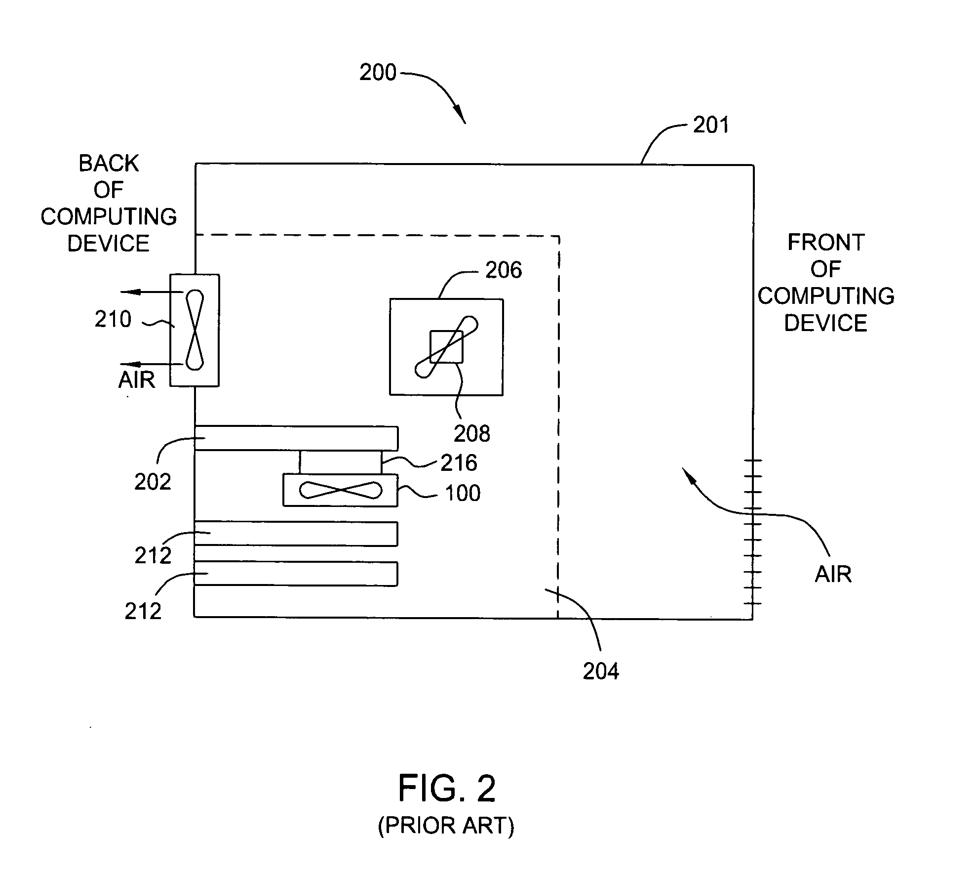 Embedded heat pipe in a hybrid cooling system