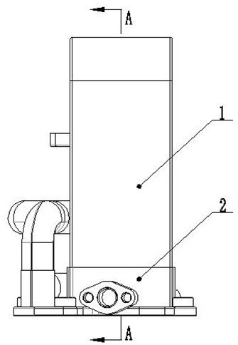 A brazing method for a core transition section assembly