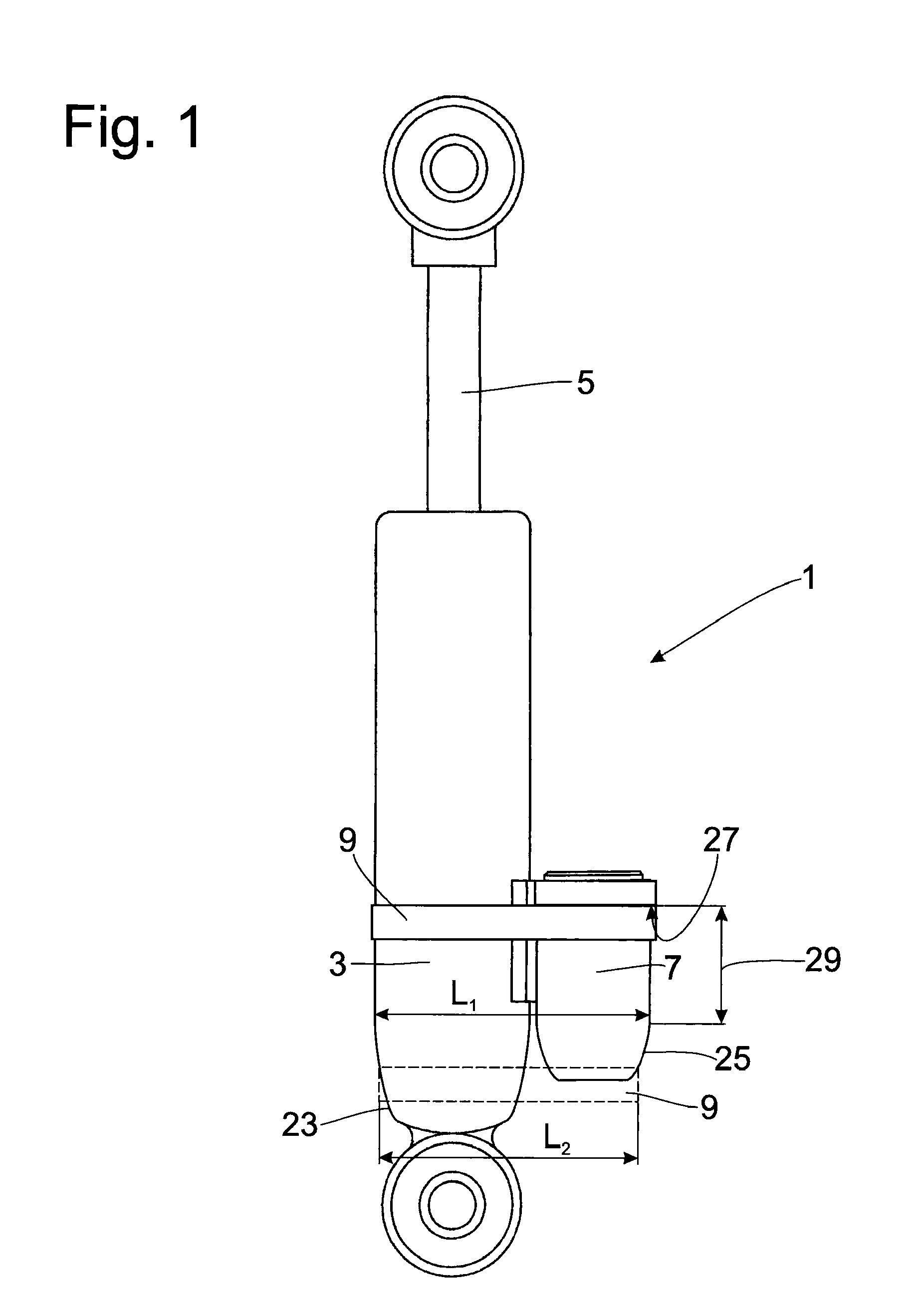 Damping device having a part mounted thereon