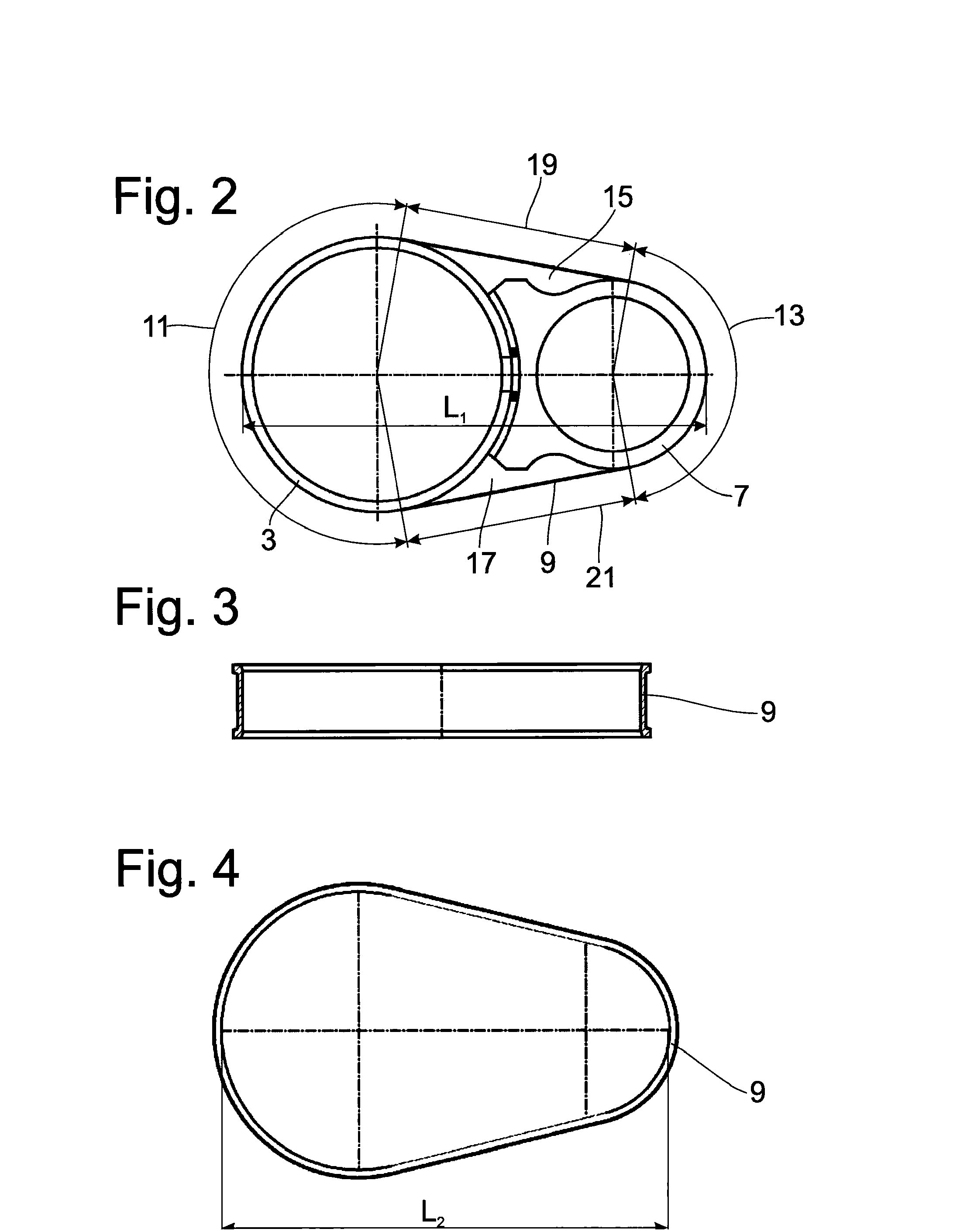 Damping device having a part mounted thereon